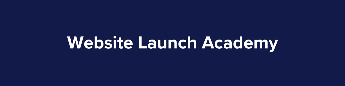 Website Launch Academy logo.